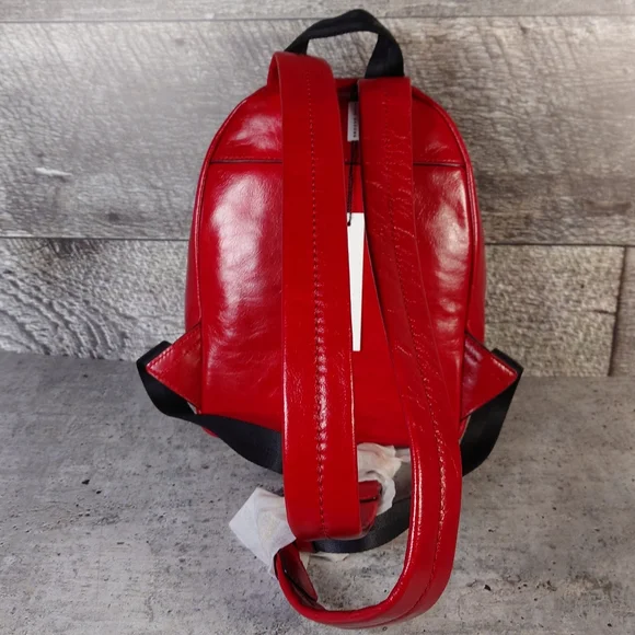 Marc Jacobs Red Leather Backpack - Picture 2 of 12